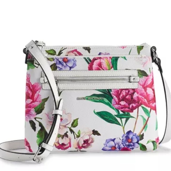 Dana Buchman Handbags - NWT Dana Buchman Crossbody Purse Peony Print